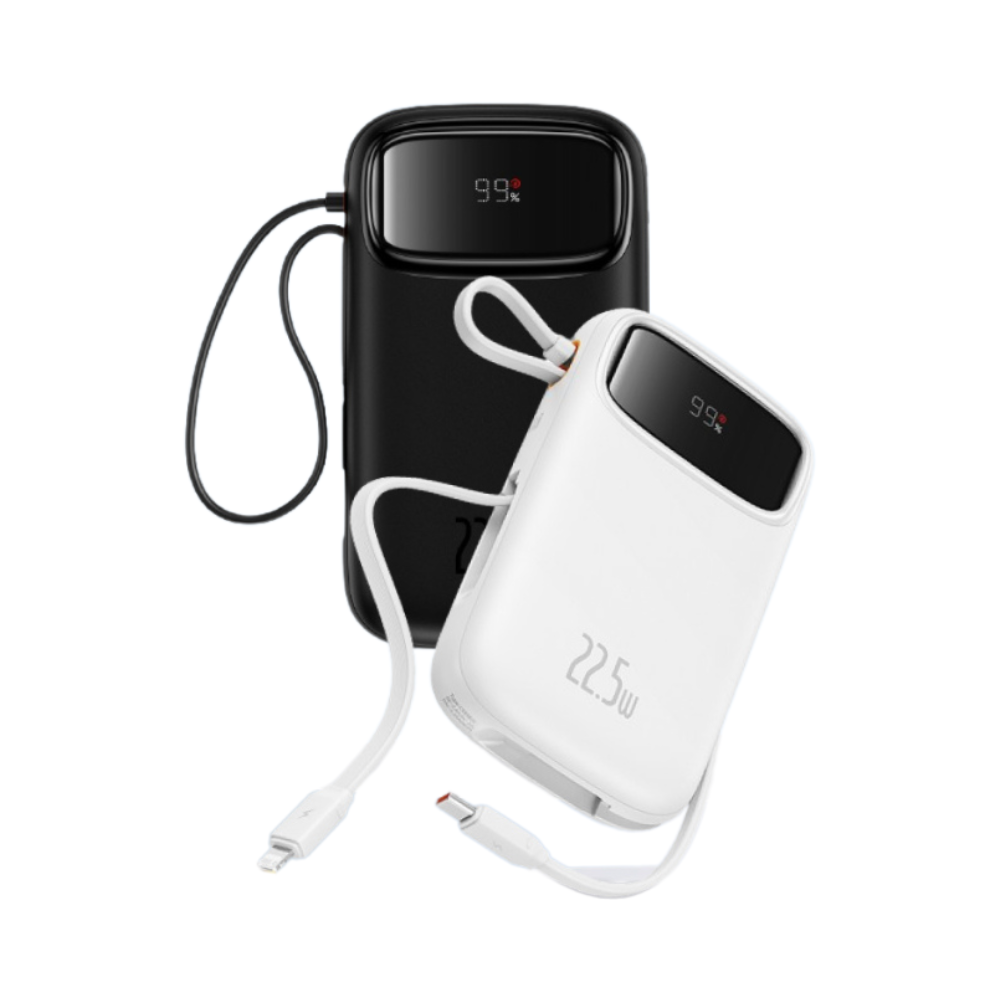 Baseus Qpow2 Dual Cable Fast Charge Power Bank 20000mAh 22.5W